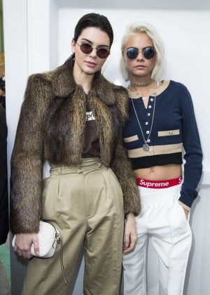 Kendall Jenner and Cara Delevingne - Chanel Show at 2017 PFW in Paris