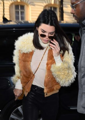 Kendall Jenner - Arrives at a fitting for Givenchy in Paris