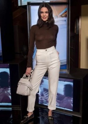 Kendall Jenner at Tod’s Spring 2018 Campaign Launch Party in Milan