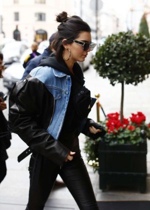 Kendall Jenner at Travis Scott photo studio 'Rouchon' in Paris