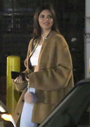 Kendall Jenner - Dines out with her friend DJ Daniel Chetrit in West Hollywood