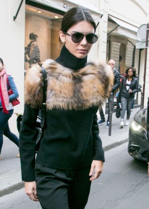 Kendall Jenner - Leaves The 'Chanel' Cambon Building in Paris