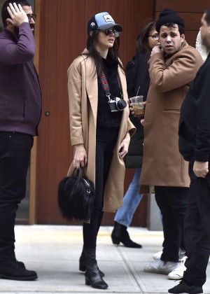 Kendall Jenner out in Soho New York