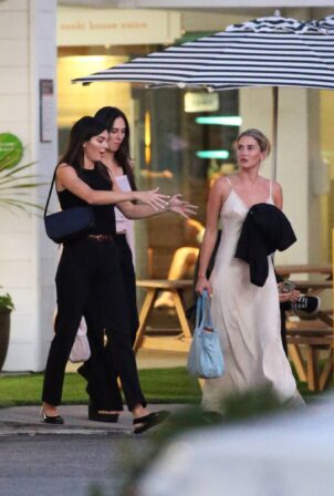 Kendall Jenner - With Francesca Aiello Leave SHU restaurant in Bel-Air