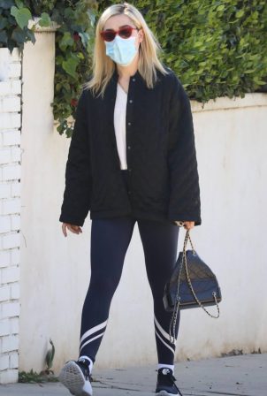 Kiernan Shipka - In a workout leggings for a gym session in Beverly Hills