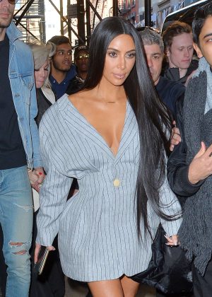 Kim Kardashian at the Mercer Kitchen in New York