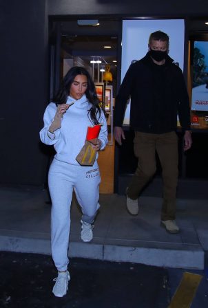 Kim Kardashian - Spotted at McDonalds in Calabasas