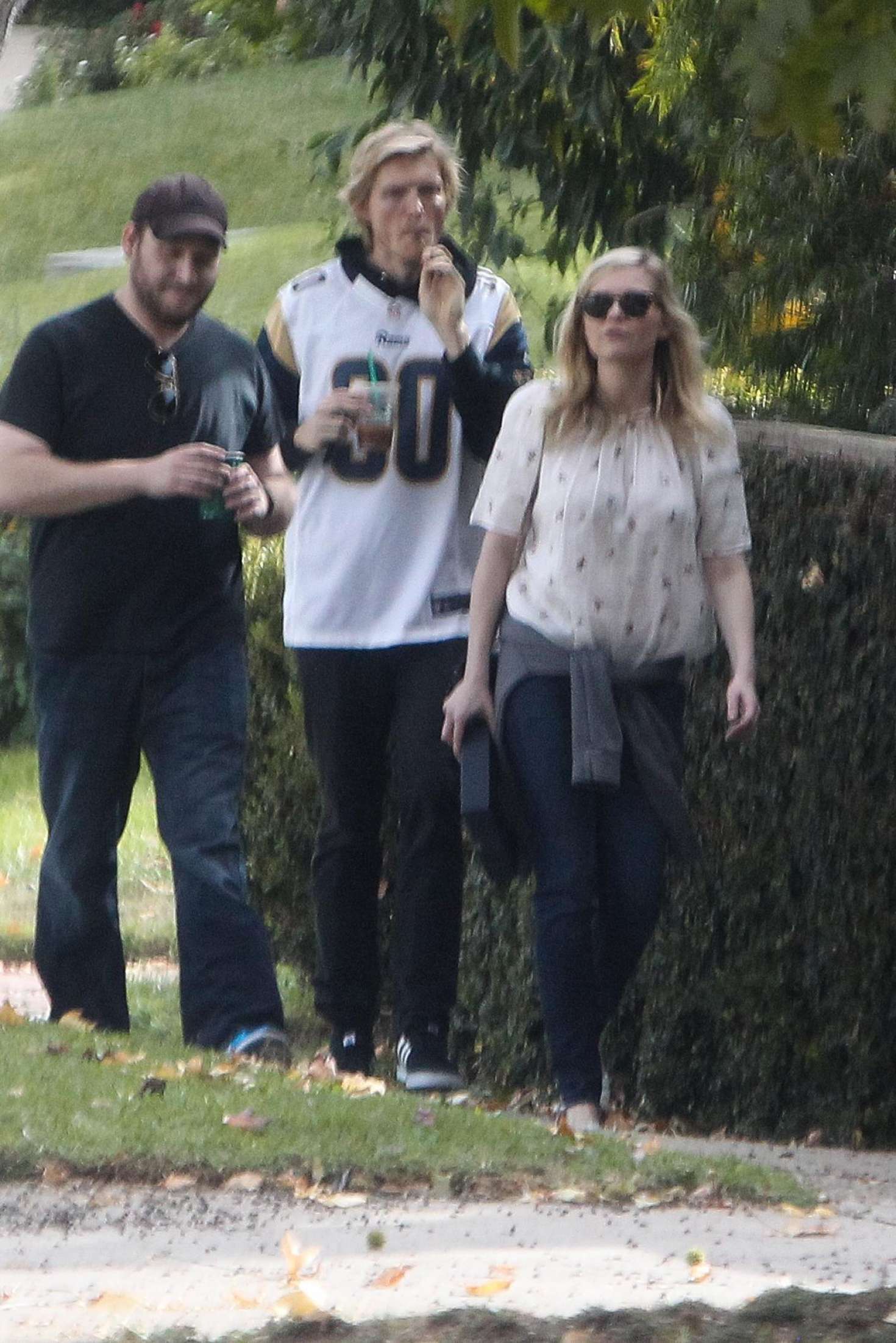 Kirsten Dunst: Heads to an LA Rams football game -20 | GotCeleb