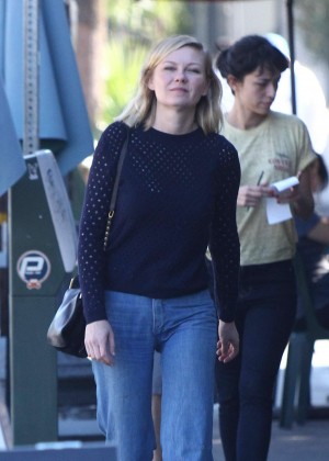Kirsten Dunst in Jeans out in Beverly Hills