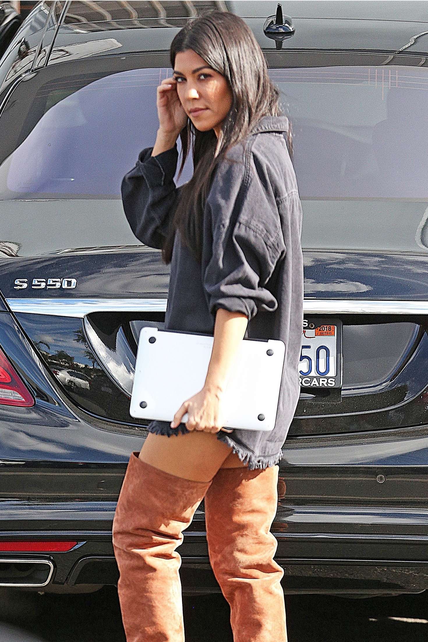 Kourtney Kardashian in overknee boots -26 | GotCeleb