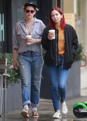 Kristen Stewart and Sara Dinkin - Out in Los Feliz
