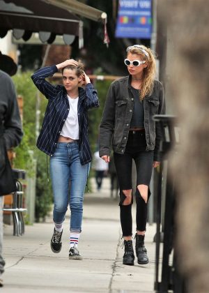 Kristen Stewart and Stella Maxwell - Out and about in Los Angeles