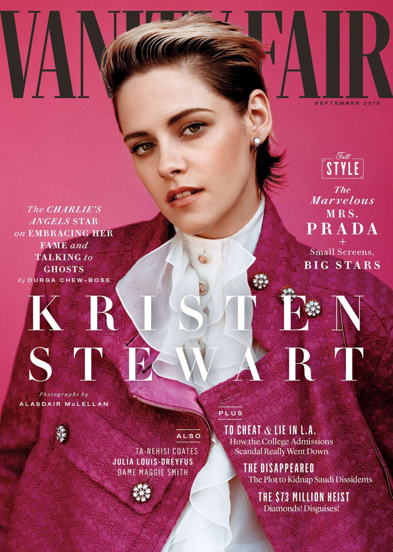 Kristen Stewart â€“ Vanity Fair Magazine (September 2019)