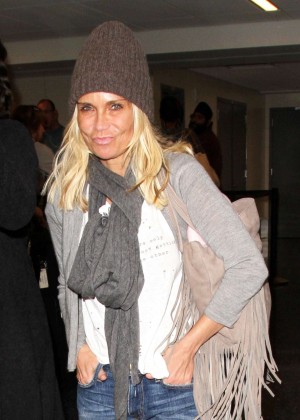 Kristin Chenoweth at LAX Airport in Los Angeles
