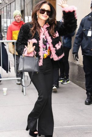 Kyle Richards - Arrives at the Today Show in New York