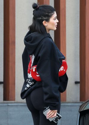 Kylie Jenner - Leaving Nobu restaurant in Beverly Hills