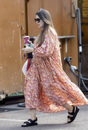 Lacey Turner - In long summer dress put in London