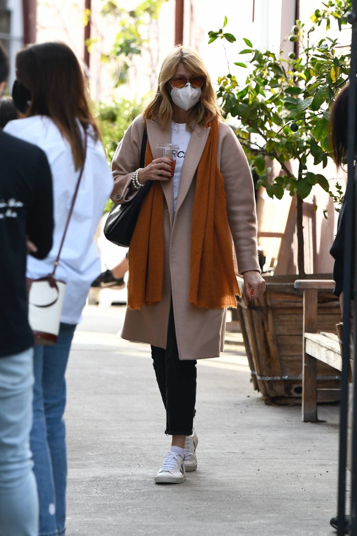 Laura Dern – Out in Brentwood with her daughter Jaya Harper