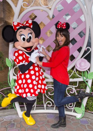 Lea Michele - Mickey's Toontown at Disneyland in Anaheim