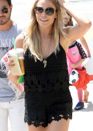 LeAnn Rimes in Black out in Woodland Hills