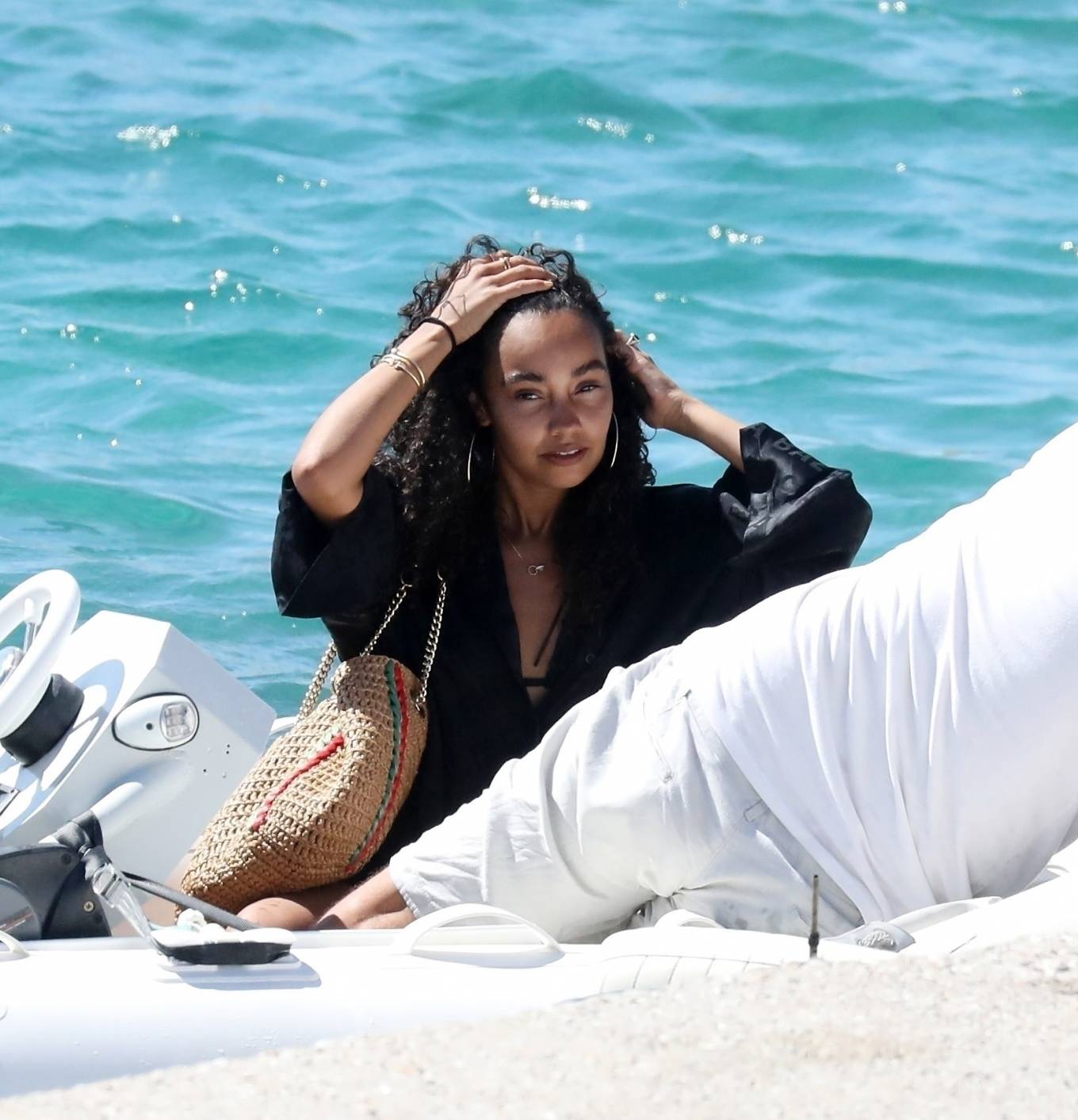 Leigh Anne Pinnock and Andre Gray – Spotted in Mykonos