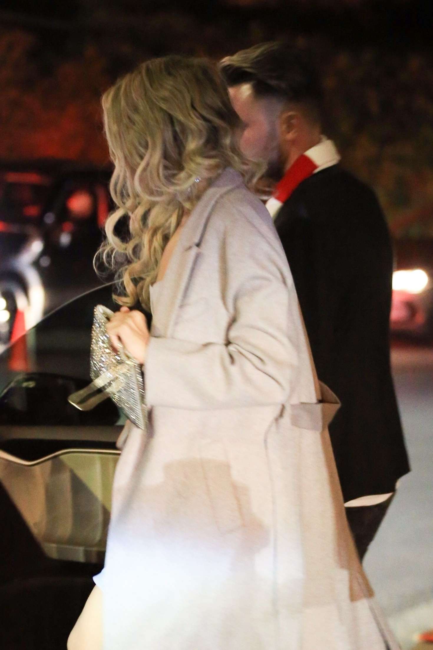 Leona Lewis and boyfriend Dennis exiting a holiday party -03 | GotCeleb