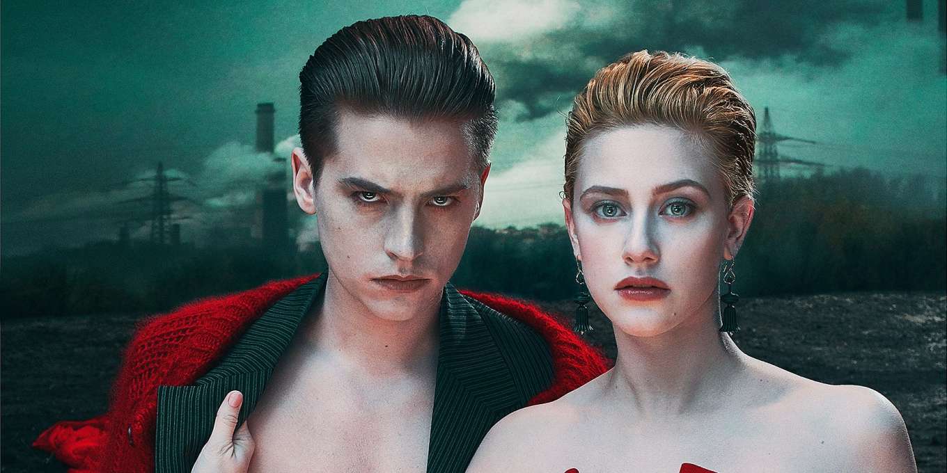 Lili Reinhart and Cole Sprouse â€“ W Magazine July 2019