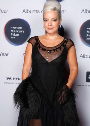 Lily Allen - Mercury Prize Albums of the Year in London