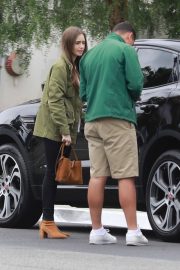 Lily Collins - Arrives at the San Vicente Hotel in West Hollywood