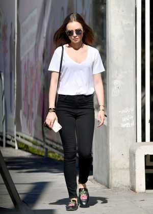 Lily Collins - Out on a lunch in West Hollywood