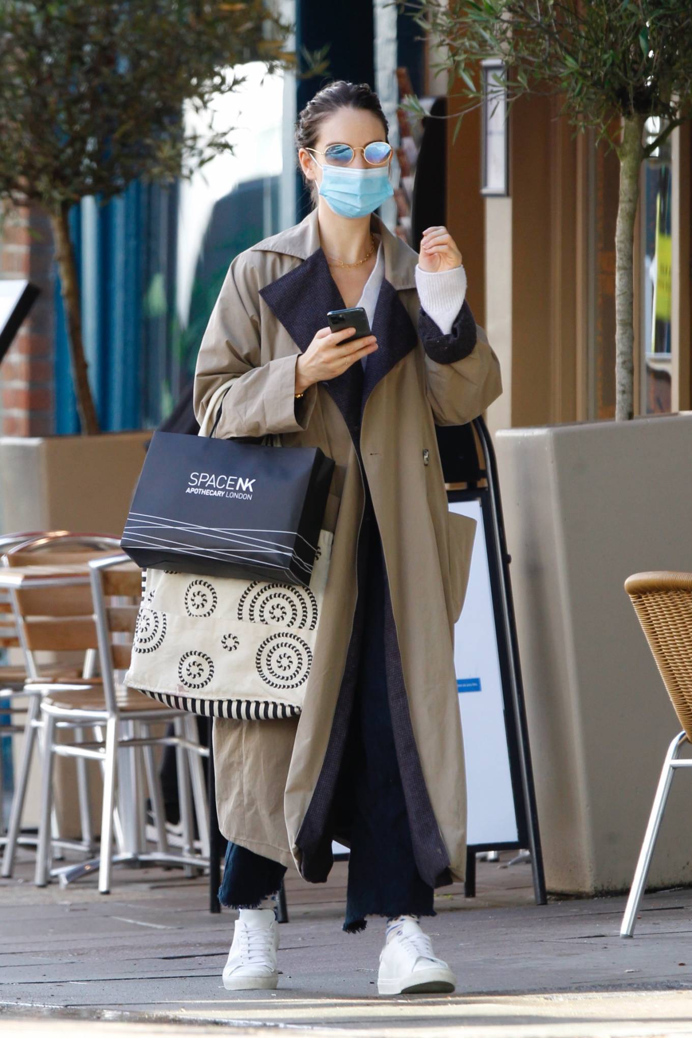 Lily James – Shopping candids near her Primrose Hill home