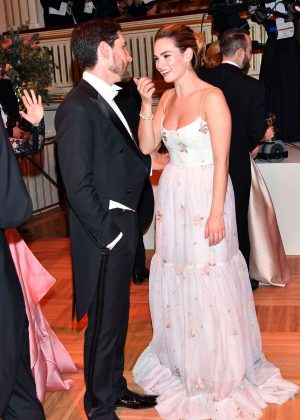 Lily James - Vienna Opera Ball Opening Ceremony in Austria