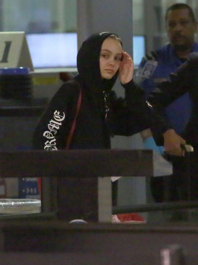 Lily Rose Depp at LAX Airport -13 – GotCeleb