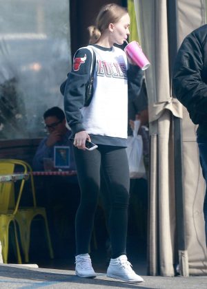 Lily Rose Depp at Pinches Tacos in West Hollywood