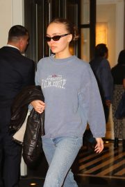Lily-Rose Depp - Leaving Mark Hotel in NYC