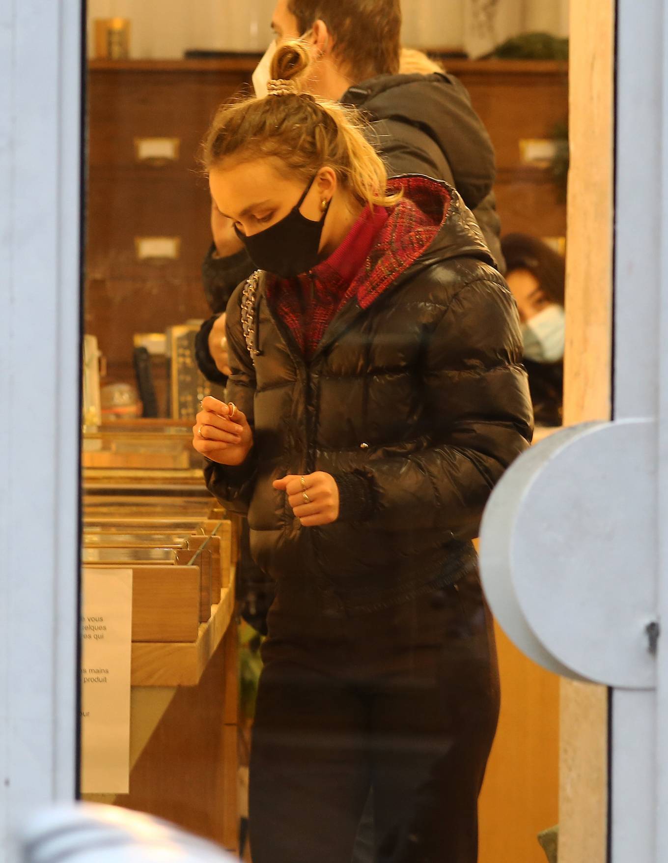 Lily-Rose Depp – Shopping candids in Paris