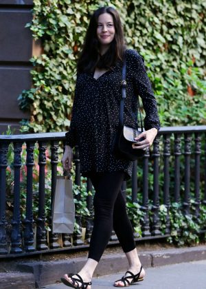 Liv Tyler in Spandex out in New York