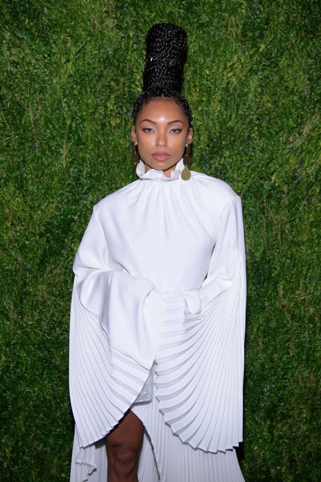 Logan Browning - CFDA/Vogue Fashion Fund 15th Anniversary Event in Brooklyn