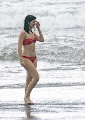 Lorde in Red Bikini in New Zealand
