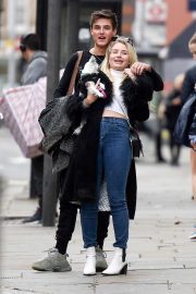 Lottie Moss and Sam Prince - Out in Chelsea