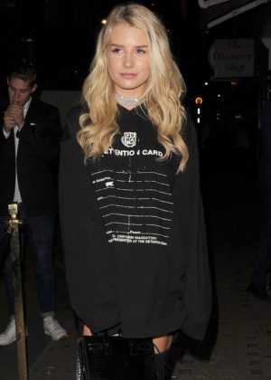 Lottie Moss at Tallia Storm's Birthday Party in Covent Garden