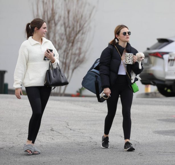 Lucy Hale and Bailee Madison - Spotted after a yoga class in West Hollywood