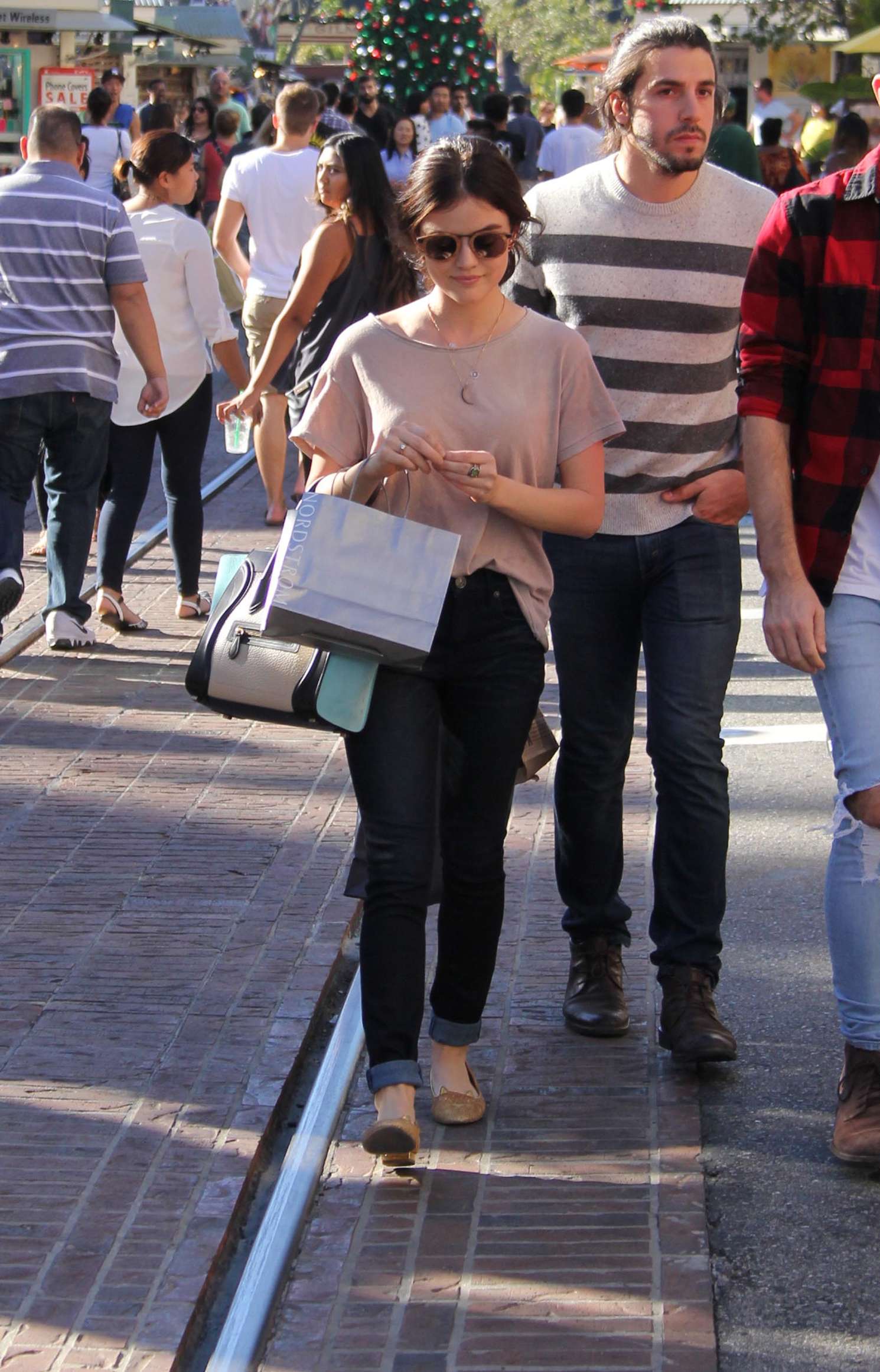 Lucy Hale And Her Boyfriend At The Grove 08 GotCeleb   Lucy Hale And Her Boyfriend At The Grove  08 