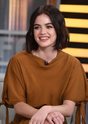 Lucy Hale - Appears on Good Day New York Fox 5 in NYC