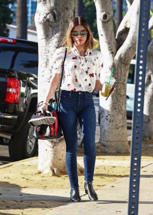 Lucy Hale out in Los Angeles