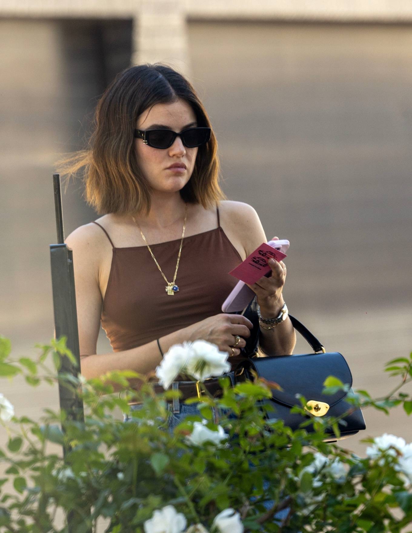 Lucy Hale - Running errands in Los Angeles-12 | GotCeleb