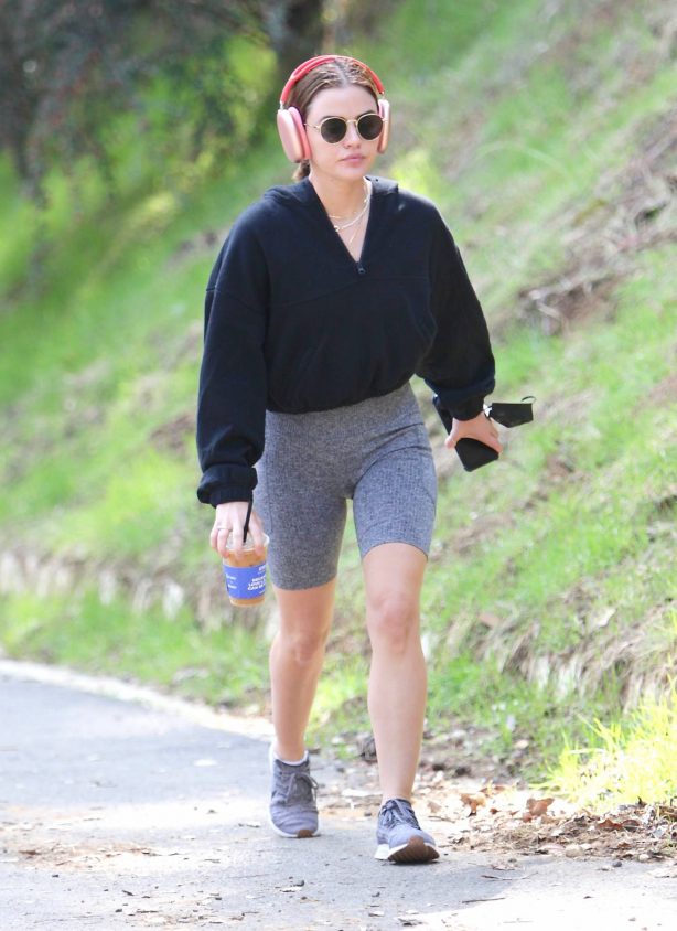 Lucy Hale - Seen Out for a hike in Los Angeles