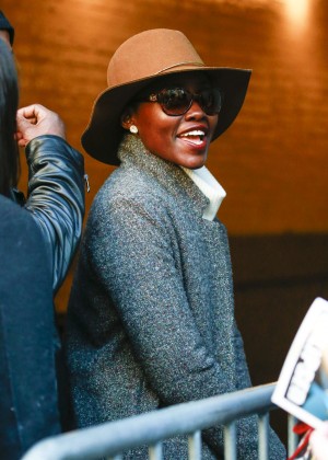 Lupita Nyong'o out in New York
