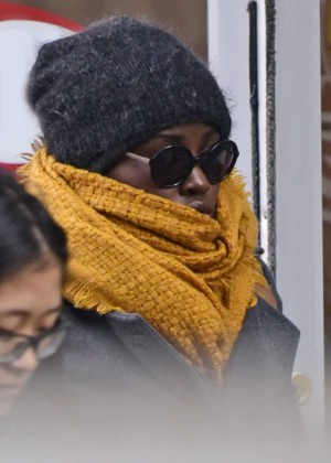Lupita Nyongo out in New York City