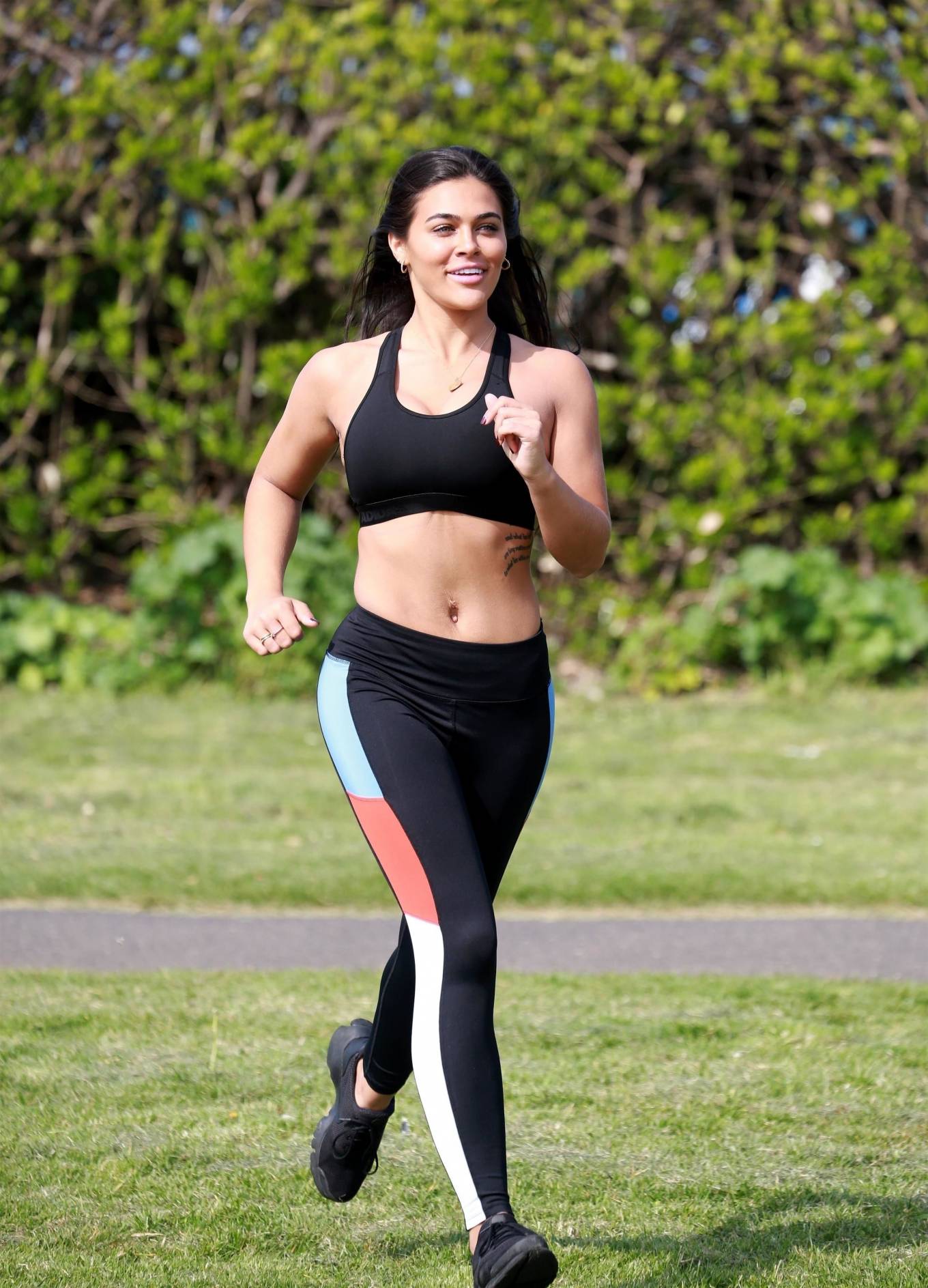 Lydia Clyma in Gym Outfit â€“ Workout in London